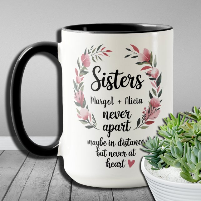 Mug Soeurs Pour Jamais Ne S'Éloigne Sérieux Soeur Cade (Créateur téléchargé)