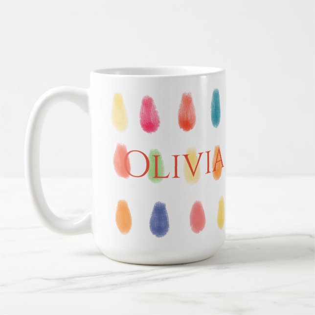 Mug Soft ArtyDrops Motif couleur contemporain original (Gauche)