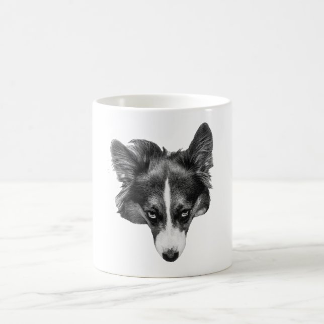 Mug soft gaze corgi calm (Centre)