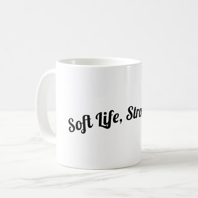 Mug Soft Life, Strong Tea (Devant gauche)