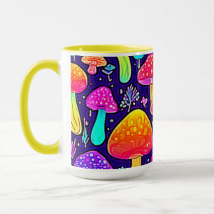 Mug Soft Neon : Patch pour champignon de dessin