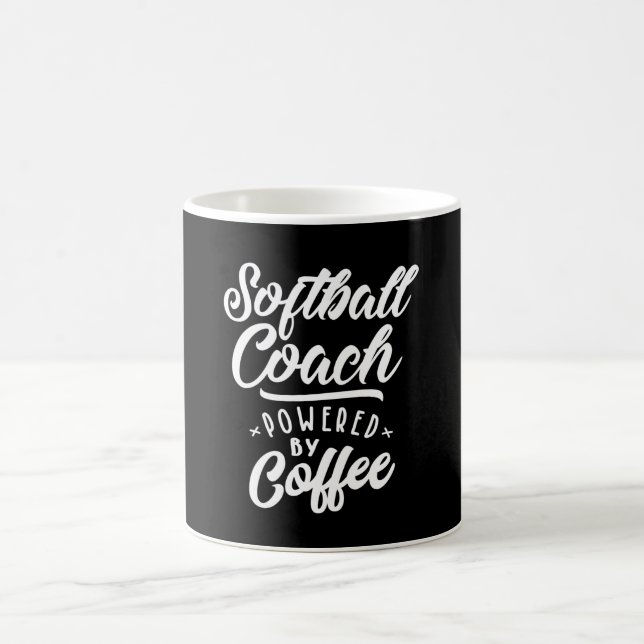 Mug Softball Coach Titre du poste Cadeau (Centre)