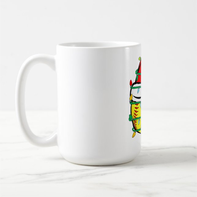 Mug Softball de Noël  (Gauche)
