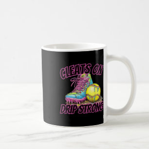 Mug Softball Ice Cream Dripping Baseball Home Plate Dr