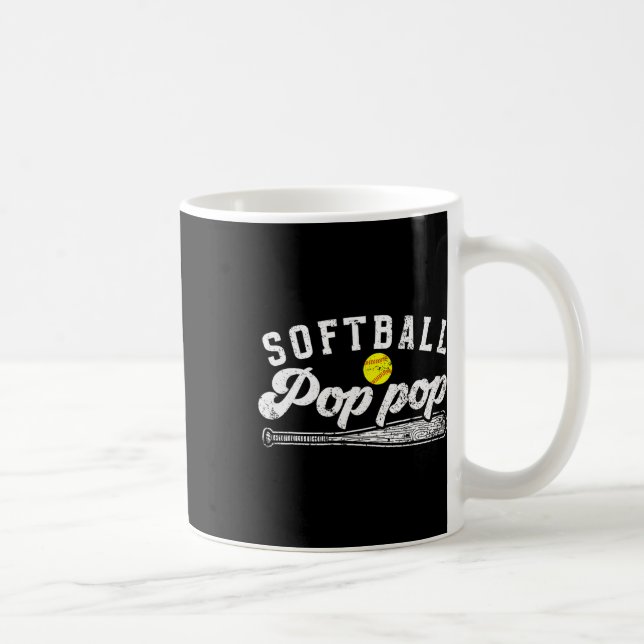 Mug Softball Pop Pop d'un joueur de softball Pop Pop  (Droite)