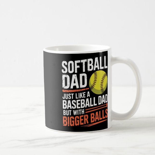 Mug Softll Papa Plus Grand - Humour de Dugout Graphiqu (Droite)
