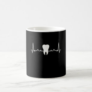 Mug Soins dentaires Dentiste Dentiste Denture Heartbea