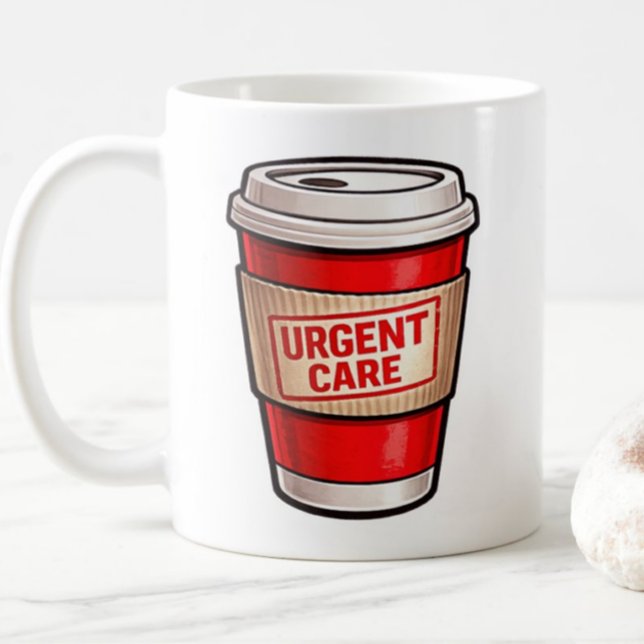 Mug Soins d'urgence humour de café drôle équipe de soi (Créateur téléchargé)