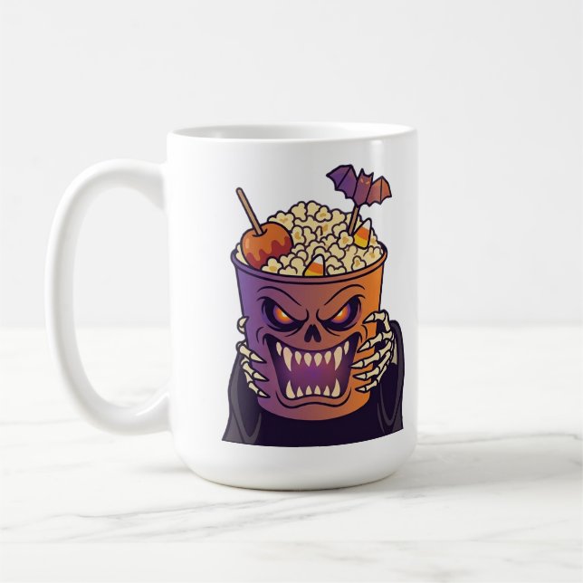 Mug Soirée cinéma fantôme Halloween  (Gauche)