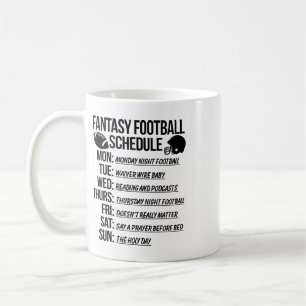 Mug Soirée de draft de football fantastique 