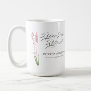 Mug Soirée de retraite Fleur sauvage Pastel pour les f