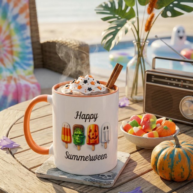 Mug Soirée d'été Halloween Summerween (Créateur téléchargé)