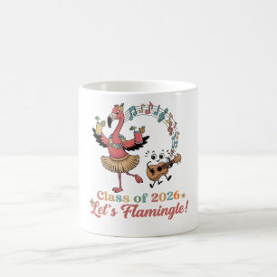 Mug Soirée Flamant Tropical & Musique d'Ukulélé - Été