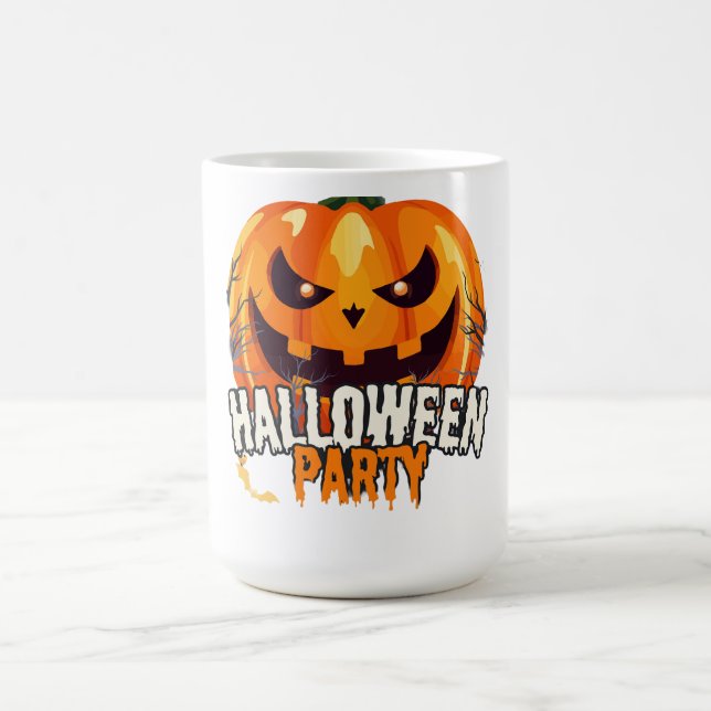 Mug Soirée Halloween – Création de citrouilles de Jack (Centre)