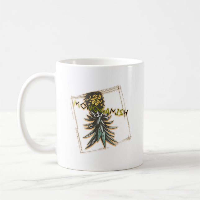 Mug Soirée monogamique à l'envers de l'ananas (Gauche)