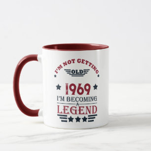 Mug Soirée personnalisée vintage de 55 ans