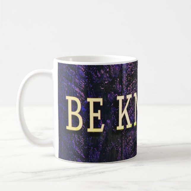 Mug Sois Connue. Motivationnelle Inspiration Purple Bl (Gauche)