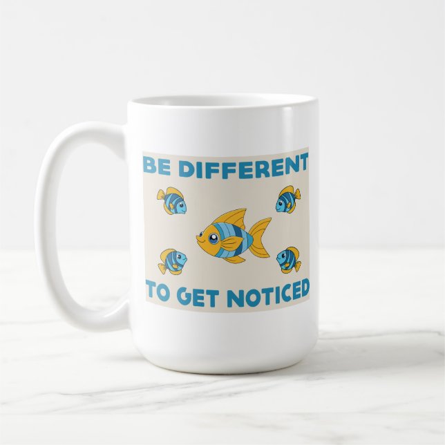Mug Sois différent pour se faire remarquer T-Shirt (Gauche)