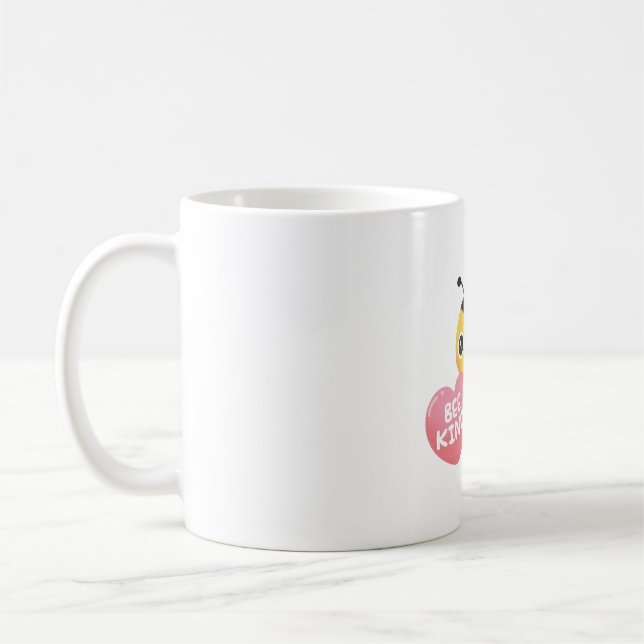 Mug Sois Gentil, Abeille Mignonne Jeu de Mots (Gauche)