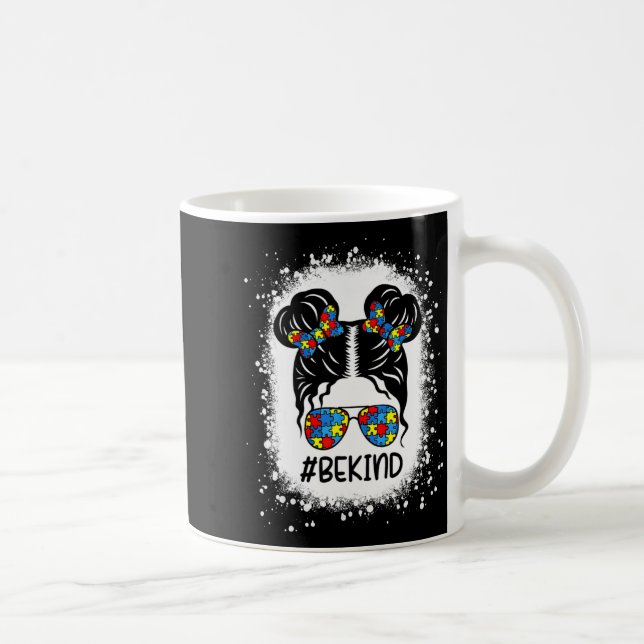 Mug Sois Gentil Filles Aux Chignons Décoiffés Enfants  (Droite)