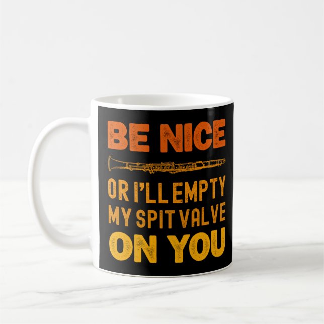 Mug Sois gentil Ou Je Vide Mon Vanne De Souffle Sur To (Gauche)