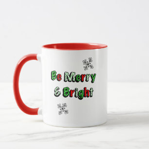 Mug Sois Joyeux et brillant Noël festif