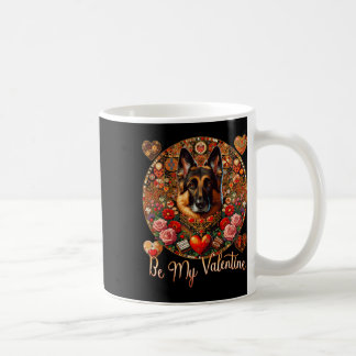 Mug Sois ma Valentine Fleur de Chien Red Heart Day - A