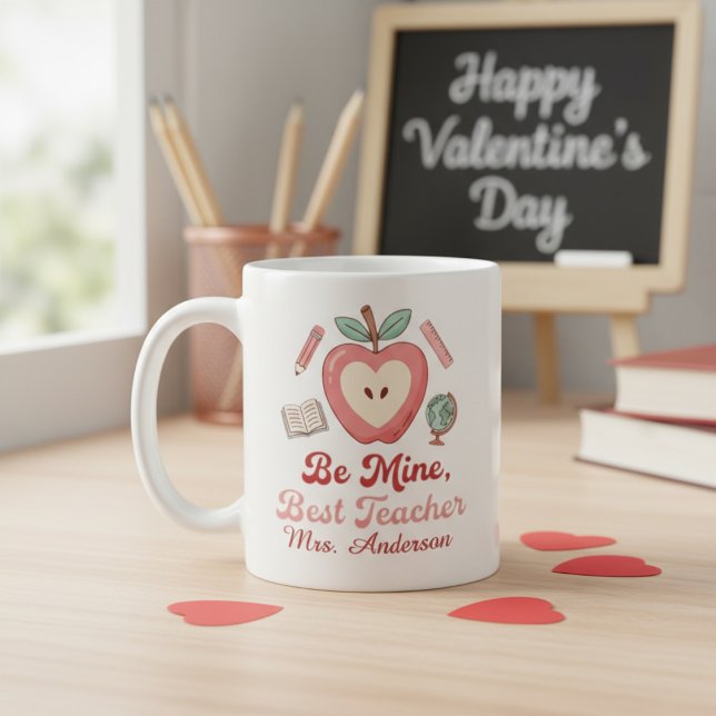 Mug Sois Mien Meilleur Professeur Saint-Valentin Perso (Créateur téléchargé)