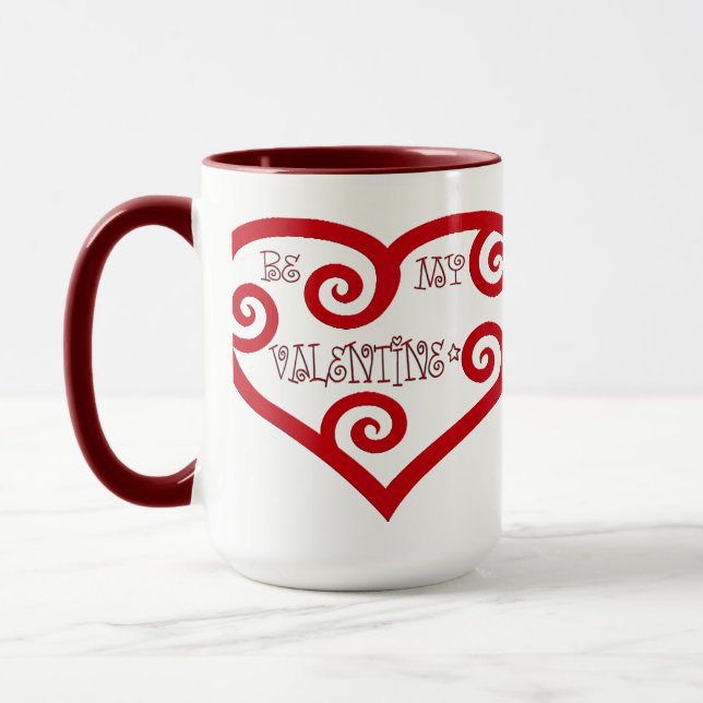 Mug Sois mon coeur de Saint-Valentin (Gauche)