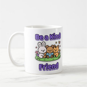 Mug Sois un Ami Gentil Amis Animaux Mignons Gentilless