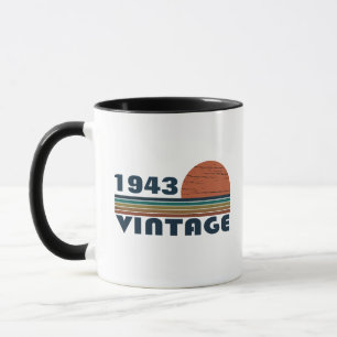Mug Soixante-dix vintage 90e anniversaire personnalisé