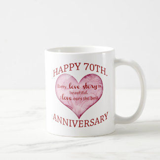 Mug soixante-dixième. Anniversaire