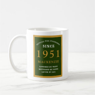 Mug Soixante-dixième anniversaire personnalisé 1951 Él