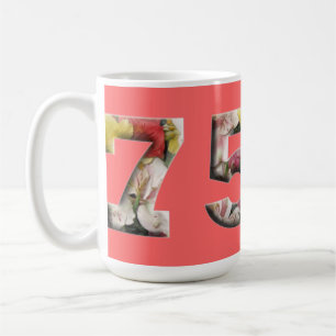 Mug Soixante-quinzième anniversaire d'anniversaire de