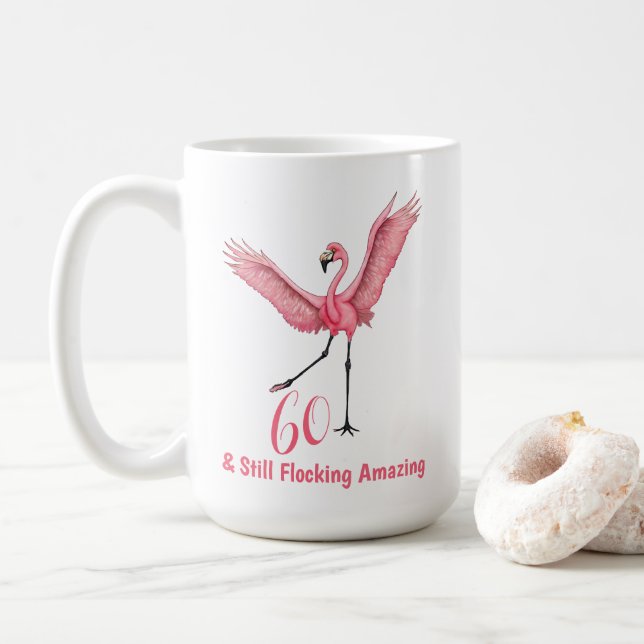 Mug Soixantième Anniversaire Rassemblement Incroyable  (Avec donut)