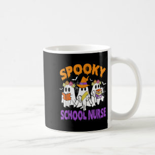 Mug Soky School Nurse Funny Ghost Halloween