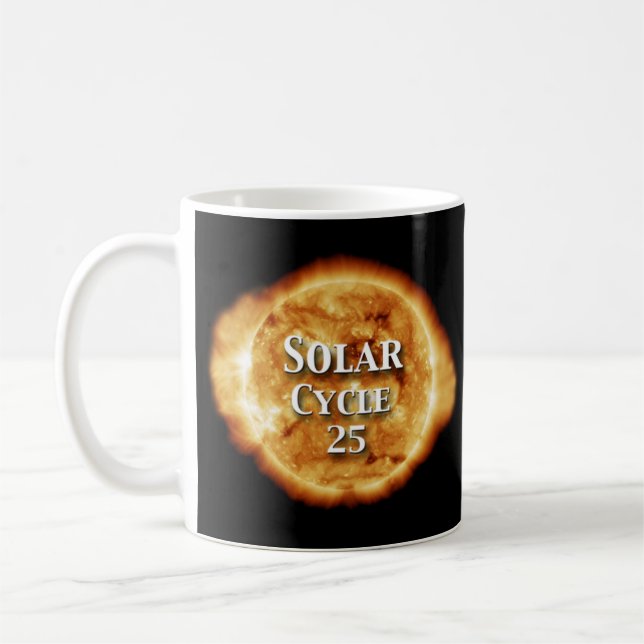 Mug Solaire Cycle 25 Soleil actif (Gauche)