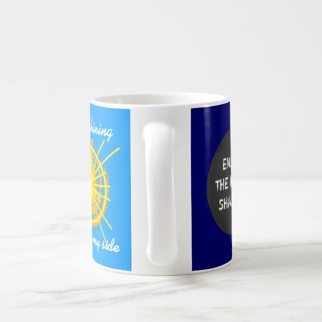 Mug Solaire Eclipse Lune ombre soleil drôle personnali (Poignée)