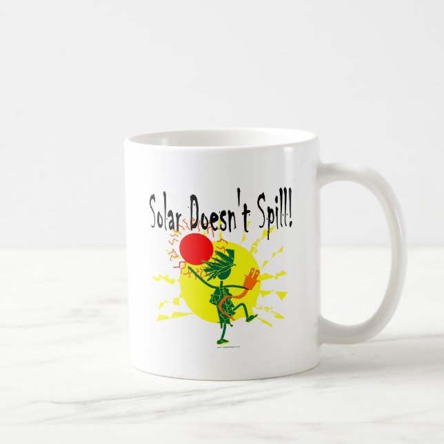 Mug Solaire ne renverse pas le T-shirt et plus (Droite)