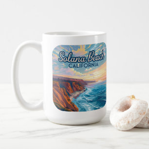 Mug Solana Beach Californie San Diego Vintage