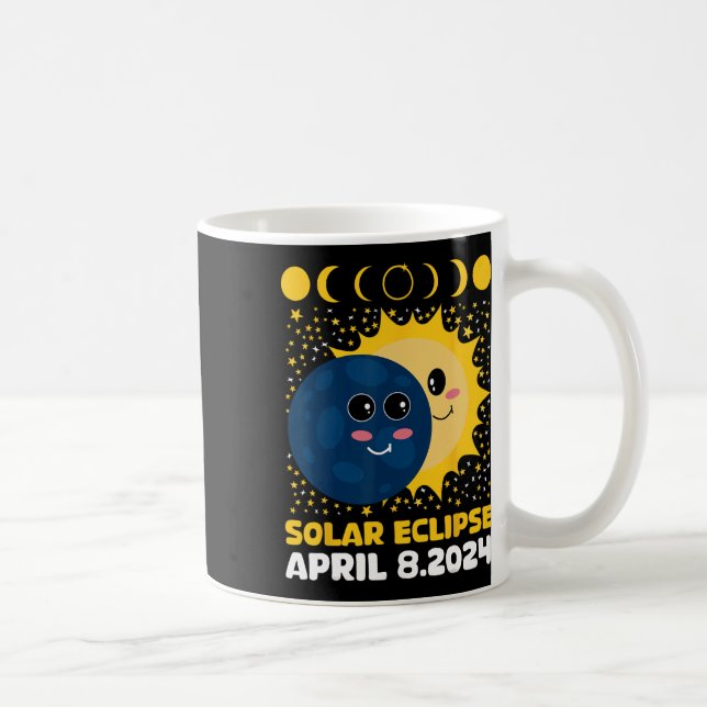 Mug Solar Eclipse 2024 Jote Kids Toddler Boy Total Ecl (Droite)