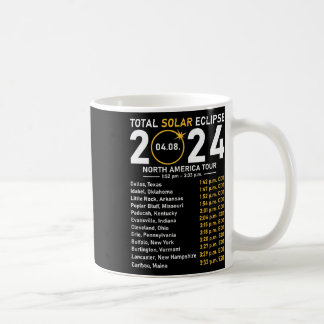Mug Solar Eclipse 2024 North America Tour State Totali