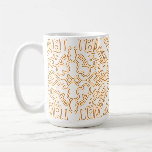 Mug Solar Flare Gold Damask Phone / iPad case (Gauche)