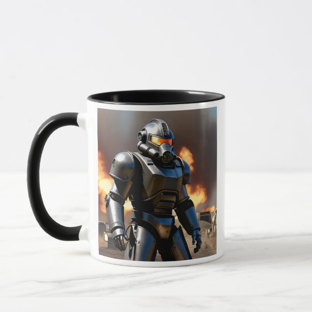 Mug Soldat en armure futuriste. (Gauche)
