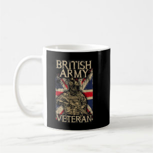 Mug Soldat vétéran de l'armée britannique Union Jack D
