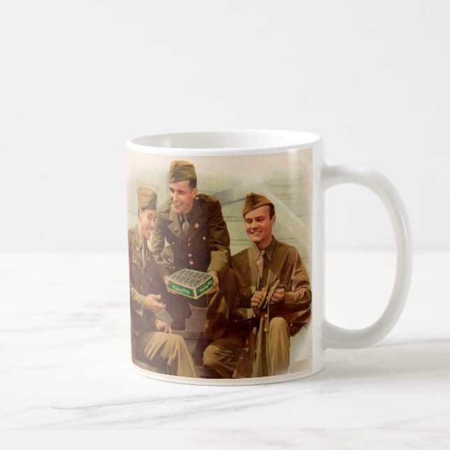 Mug Soldats de la publicité de la Seconde Guerre mondi (Droite)