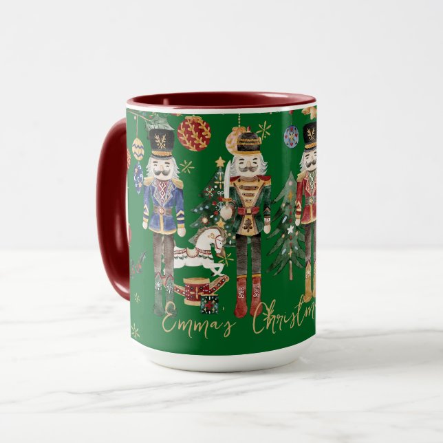 Mug Soldats vintages Casse-Noisettes Café de Noël (Devant gauche)