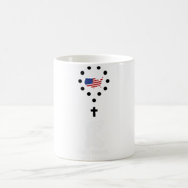 Mug Soldier Prayer Rosary Beads United States American (Centre)