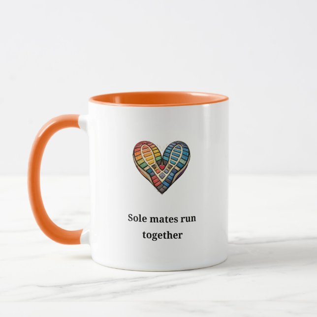 Mug Sole mates run together (Gauche)