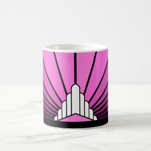 Mug Soleil Art déco rose